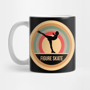 Retro Vintage Figure Skating Gift For Ice Dancers Mug